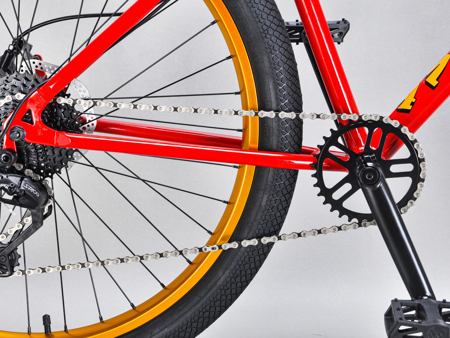 Mafia Bomma 27.5 inch Red Wheelie Bike