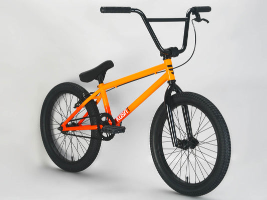 Kush 1 Burst 20 BMX Bike with upgraded orange $60.00 up charge